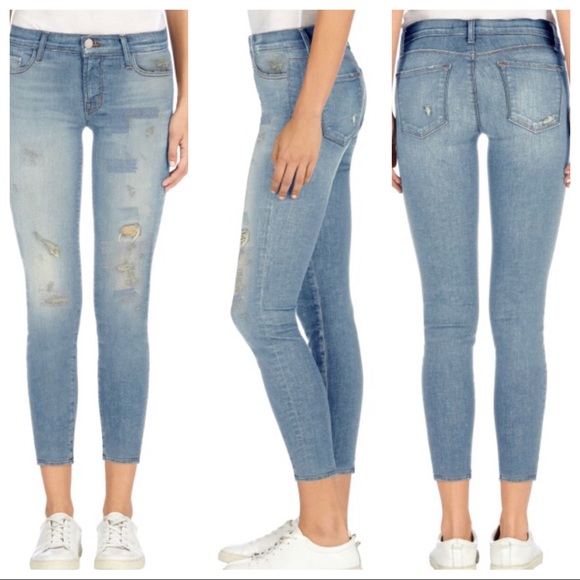 j brand low rise crop skinny